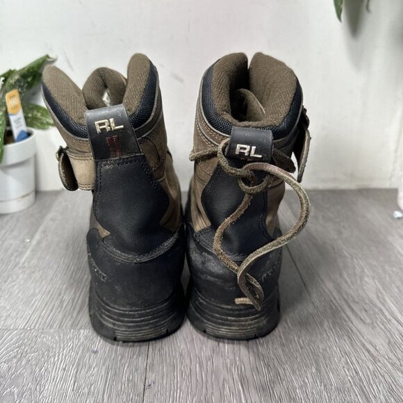 Vintage Polo Sport Duck Boots Leather Wheat Brown Men’s Size 11.5 D main image 8